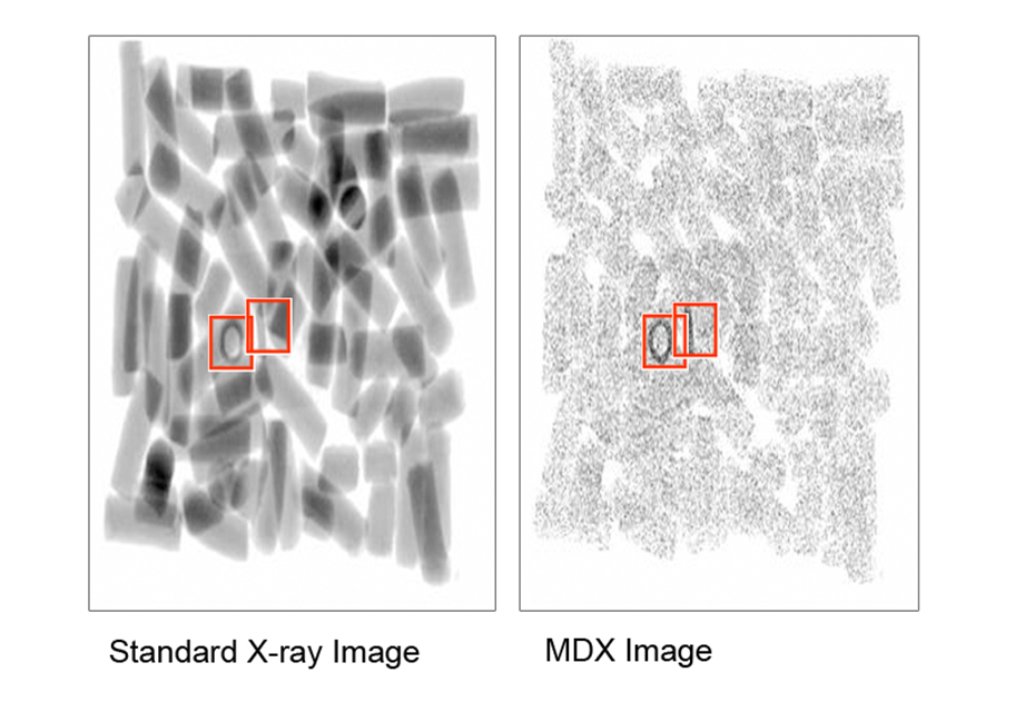 Rubber contamination detection with MDX x-ray inspection system
