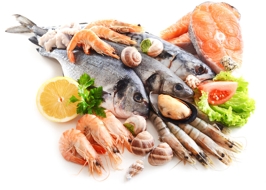 Seafood assortment