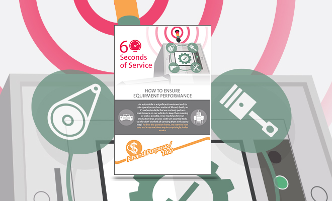 60 SEGUNDOS DE SERVIÇO – COMO ASSEGURAR O DESEMPENHO DO EQUIPAMENTO