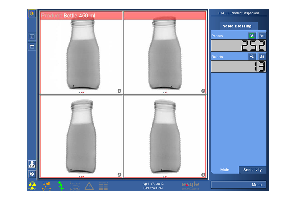Glass detection capabilities using EaglePI's QV technology