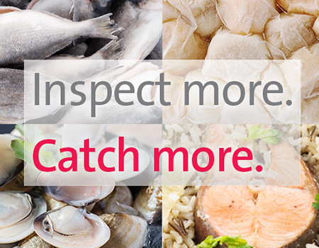 Tecnología avanzada de rayos X para la inspección de alimentos marinos